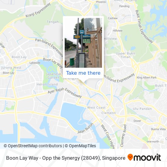 Boon Lay Way - Opp the Synergy (28049) map