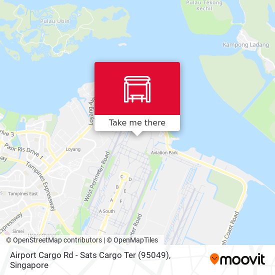 Airport Cargo Rd - Sats Cargo Ter (95049) map
