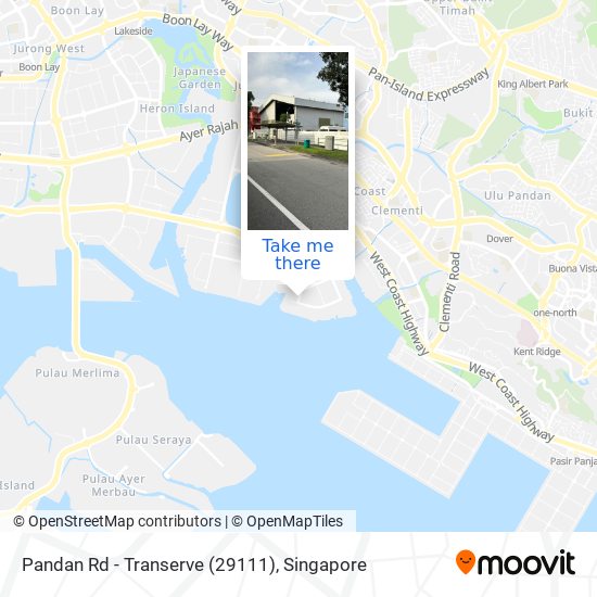 Pandan Rd - Transerve (29111) map