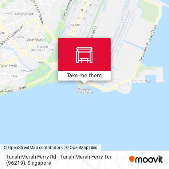 Tanah Merah Ferry Rd - Tanah Merah Ferry Ter (96219) map