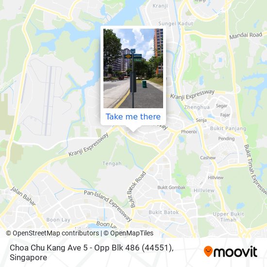 Choa Chu Kang Ave 5 - Opp Blk 486 (44551) map
