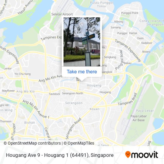 Hougang Ave 9 - Hougang 1 (64491) map