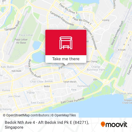 Bedok Nth Ave 4 - Aft Bedok Ind Pk E (84271) map