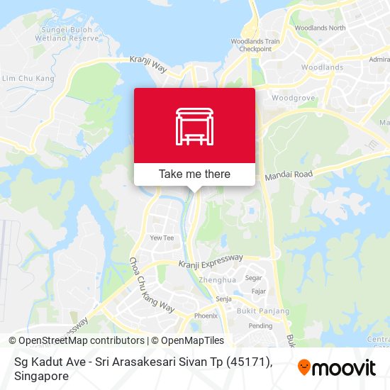 Sg Kadut Ave - Sri Arasakesari Sivan Tp (45171)地图