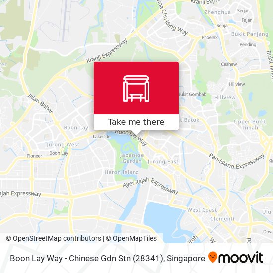Boon Lay Way - Chinese Gdn Stn (28341) map