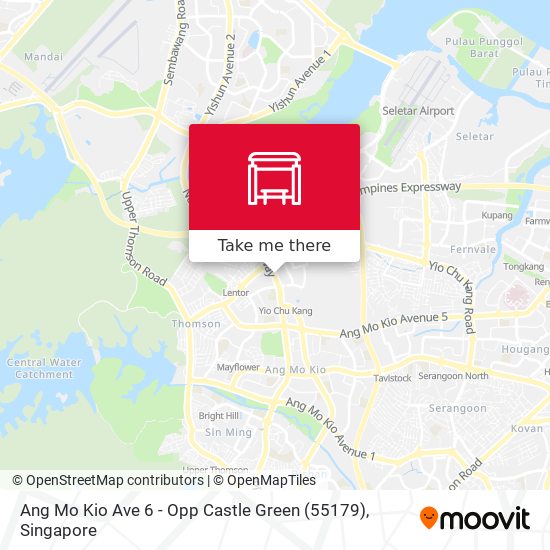 Ang Mo Kio Ave 6 - Opp Castle Green (55179) map
