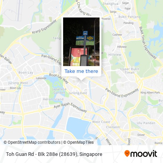 Toh Guan Rd - Blk 288e (28639) map
