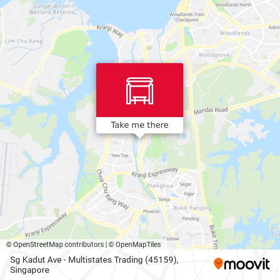Sg Kadut Ave - Multistates Trading (45159) map