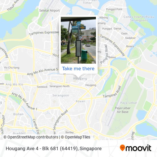 Hougang Ave 4 - Blk 681 (64419) map