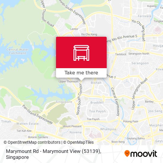 Marymount Rd - Marymount View (53139) map