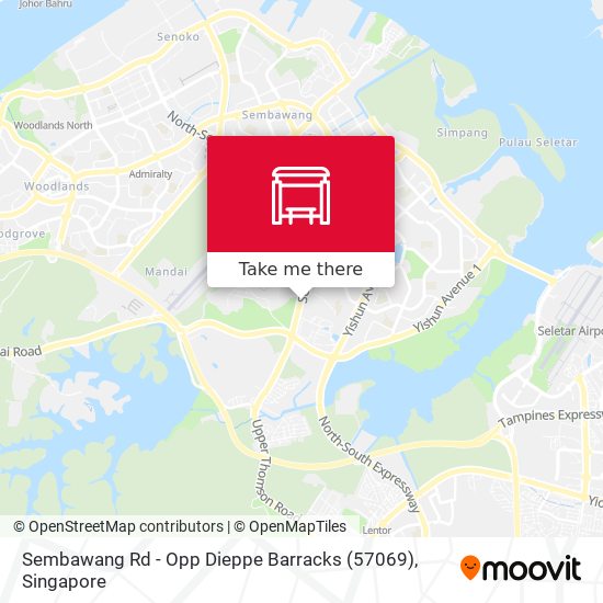 Sembawang Rd - Opp Dieppe Barracks (57069) map