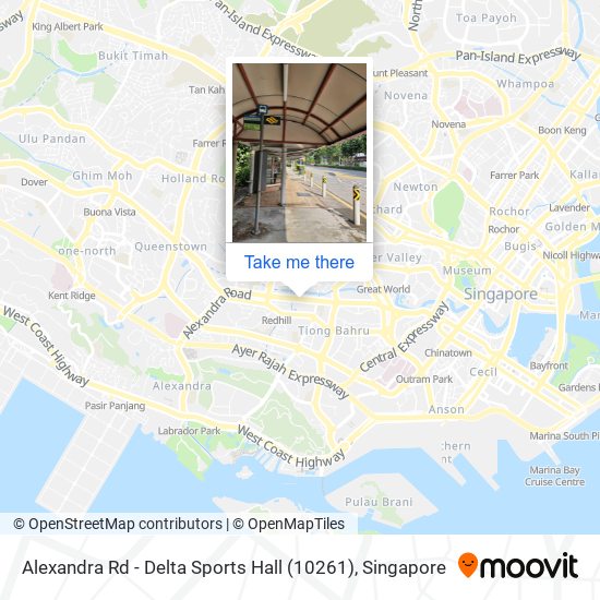 Alexandra Rd - Delta Sports Hall (10261) map