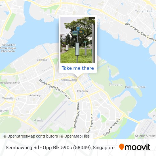 Sembawang Rd - Opp Blk 590c (58049)地图