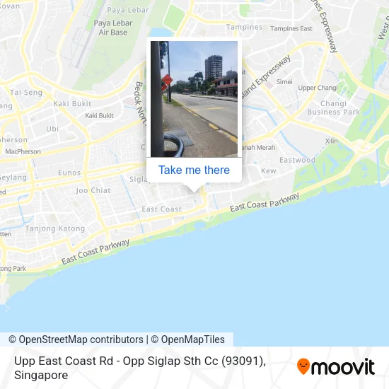 Upp East Coast Rd - Opp Siglap Sth Cc (93091)地图