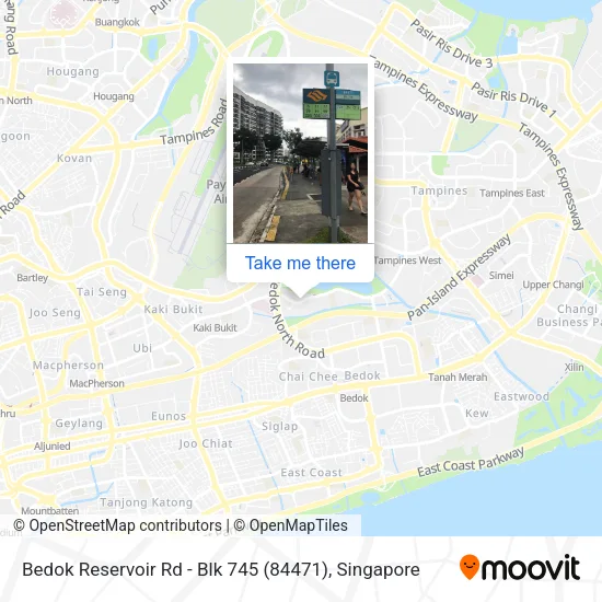 Bedok Reservoir Rd - Blk 745 (84471)地图