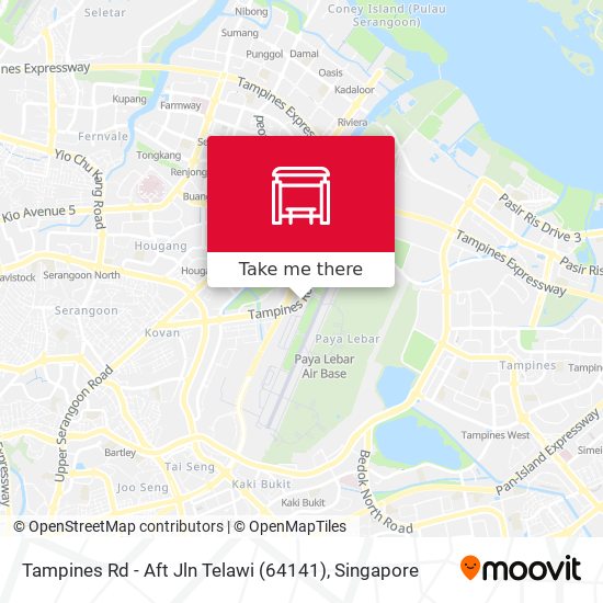 Tampines Rd - Aft Jln Telawi (64141) map