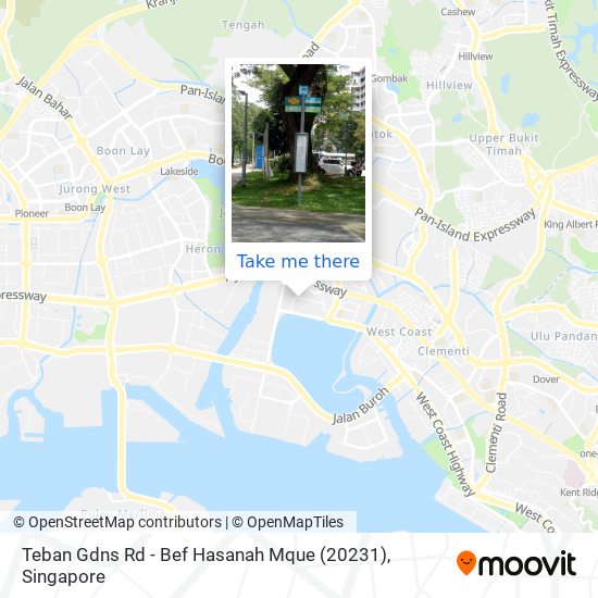 Teban Gdns Rd - Bef Hasanah Mque (20231)地图