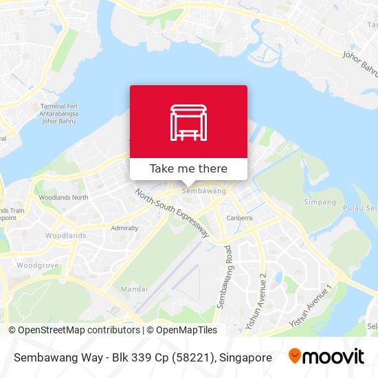 Sembawang Way - Blk 339 Cp (58221) map