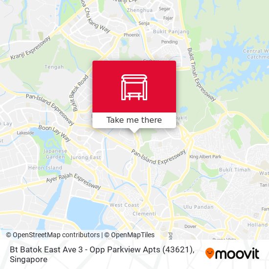 Bt Batok East Ave 3 - Opp Parkview Apts (43621) map
