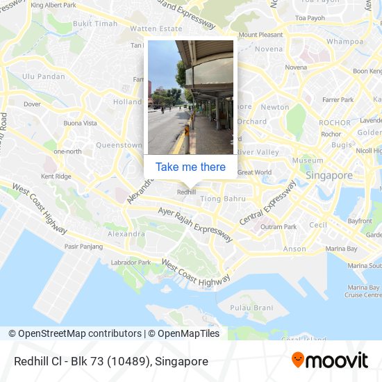 Redhill Cl - Blk 73 (10489) map