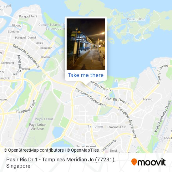 Pasir Ris Dr 1 - Tampines Meridian Jc (77231) map