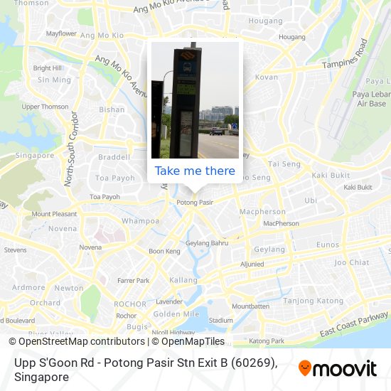 Upp S'Goon Rd - Potong Pasir Stn Exit B (60269) map
