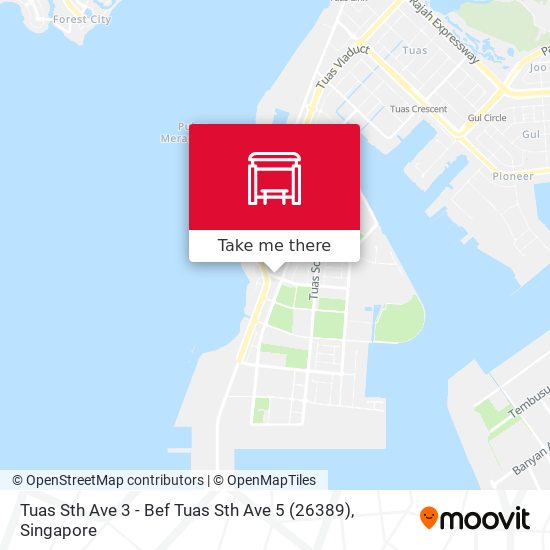 Tuas Sth Ave 3 - Bef Tuas Sth Ave 5 (26389) map