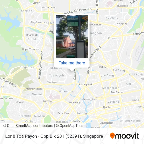 Lor 8 Toa Payoh - Opp Blk 231 (52391)地图
