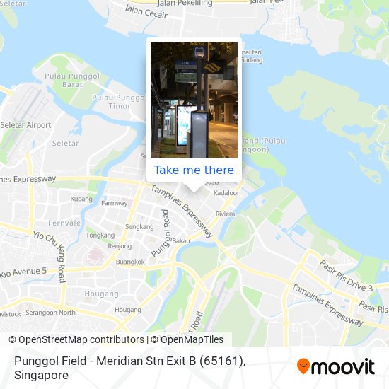 Punggol Field - Meridian Stn Exit B (65161) map