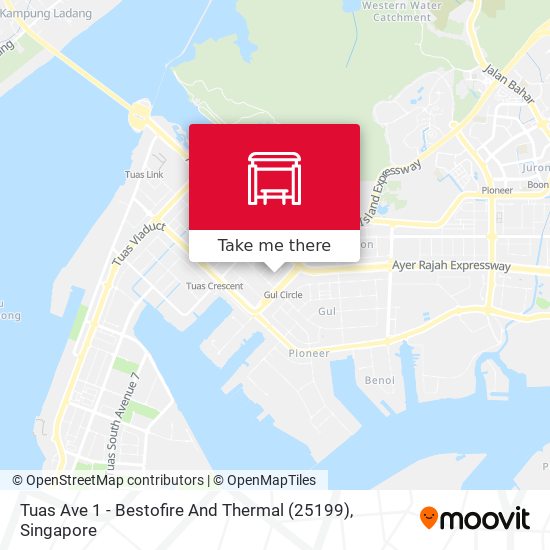 Tuas Ave 1 - Bestofire And Thermal (25199) map