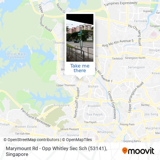 Marymount Rd - Opp Whitley Sec Sch (53141) map