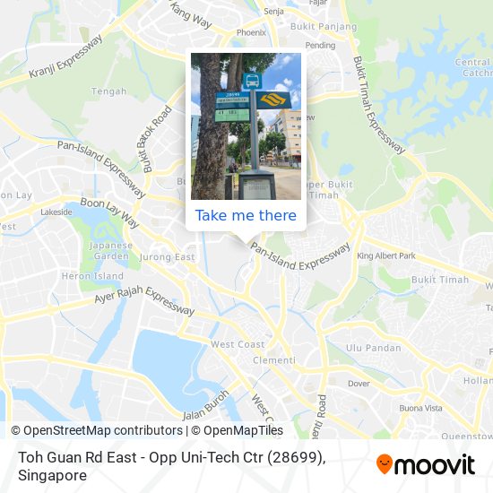 Toh Guan Rd East - Opp Uni-Tech Ctr (28699) map