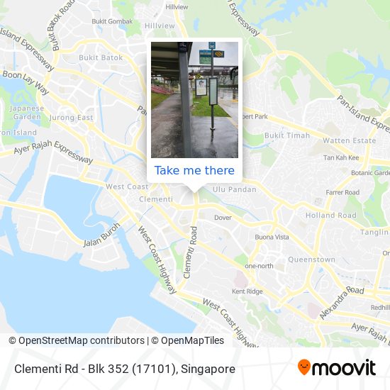 Clementi Rd - Blk 352 (17101) map