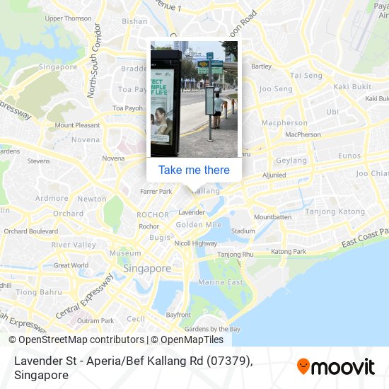 Lavender St - Aperia / Bef Kallang Rd (07379) map