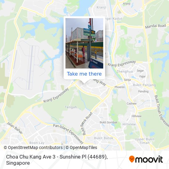 Choa Chu Kang Ave 3 - Sunshine Pl (44689) map