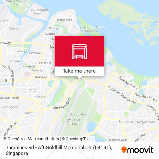 Tampines Rd - Aft Goldhill Memorial Ctr (64191)地图