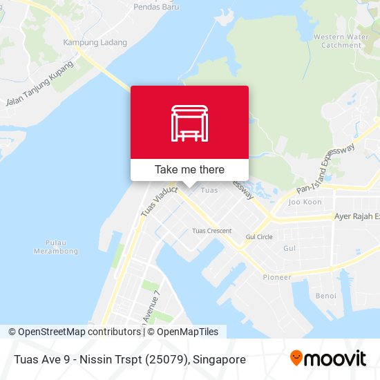 Tuas Ave 9 - Nissin Trspt (25079)地图