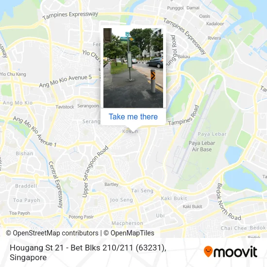 Hougang St 21 - Bet Blks 210 / 211 (63231) map