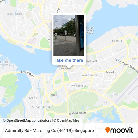 Admiralty Rd - Marsiling Cc (46119) map