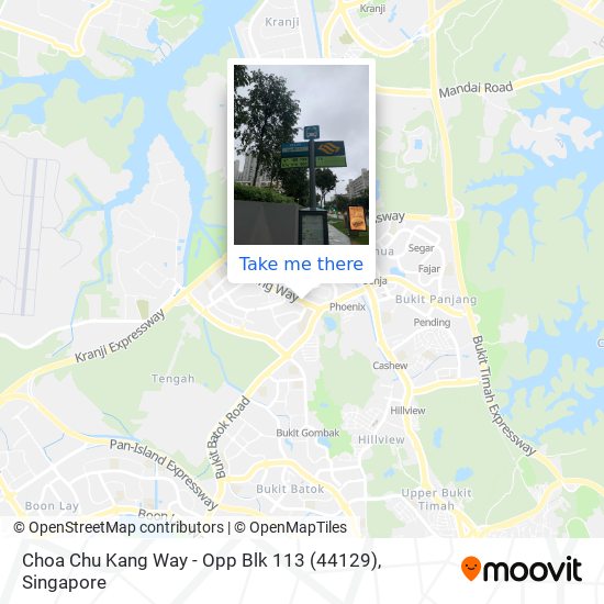 Choa Chu Kang Way - Opp Blk 113 (44129) map
