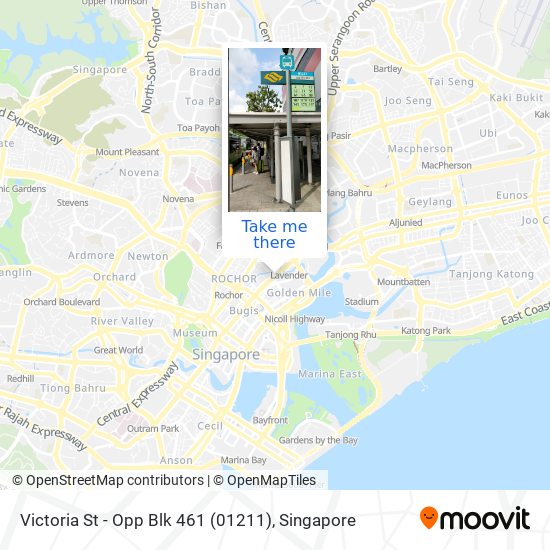 Victoria St - Opp Blk 461 (01211)地图