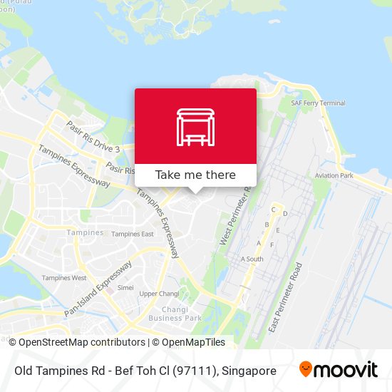 Old Tampines Rd - Bef Toh Cl (97111) map