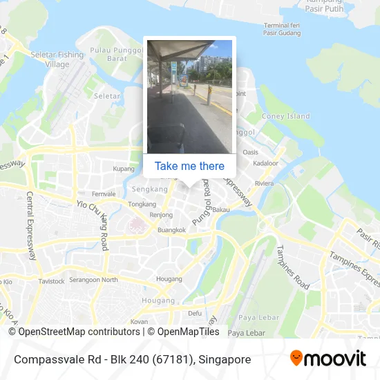 Compassvale Rd - Blk 240 (67181) stop - Routes, Schedules, and Fares