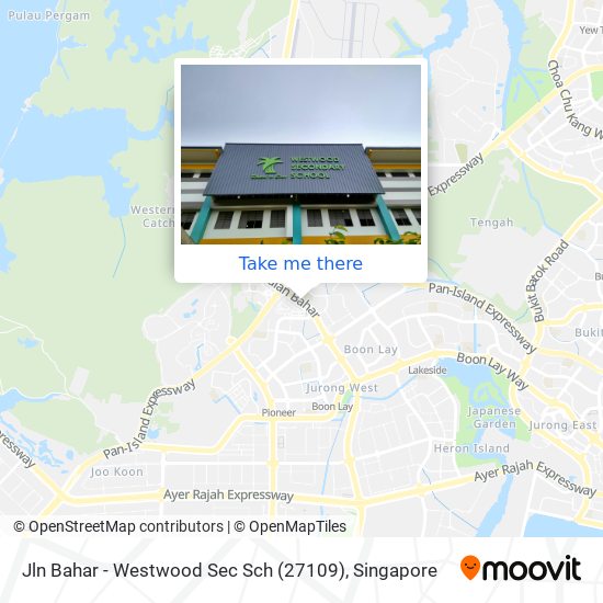 Jln Bahar - Westwood Sec Sch (27109) map
