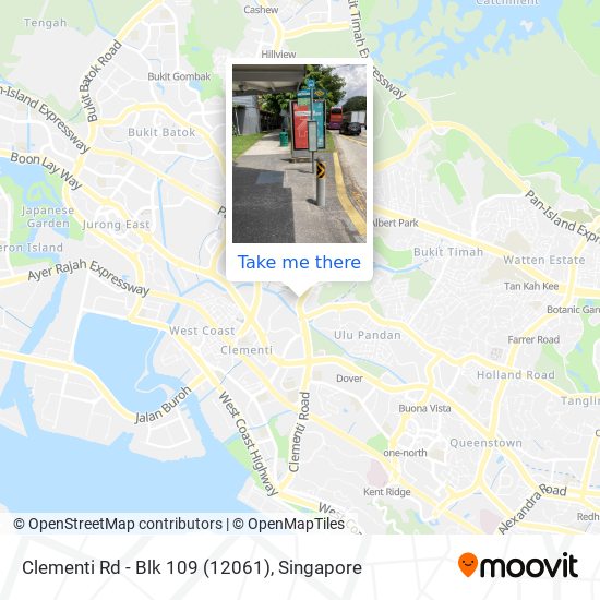 Clementi Rd - Blk 109 (12061) map