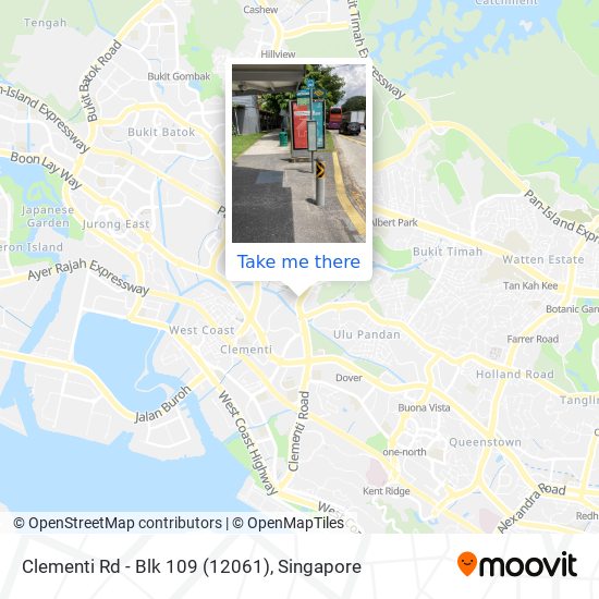 Clementi Rd - Blk 109 (12061)地图