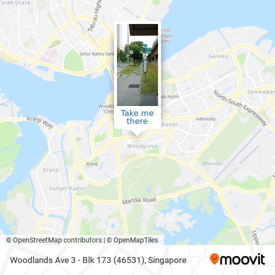 Woodlands Ave 3 - Blk 173 (46531)地图