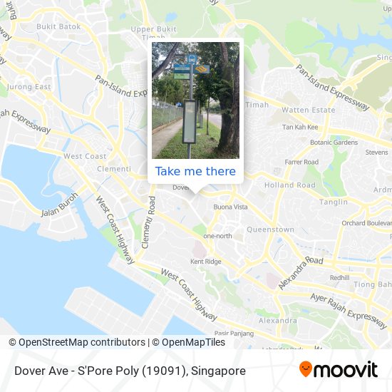 Dover Ave - S'Pore Poly (19091) map