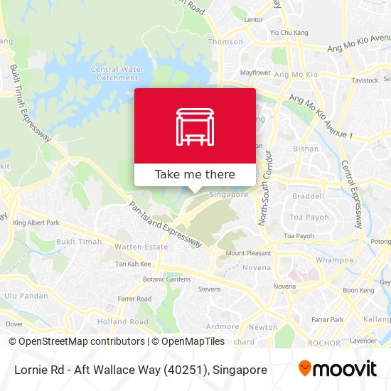 Lornie Rd - Aft Wallace Way (40251) map
