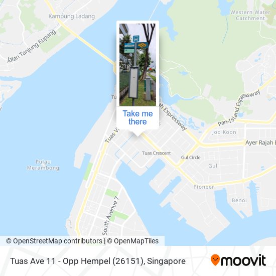 Tuas Ave 11 - Opp Hempel (26151) map